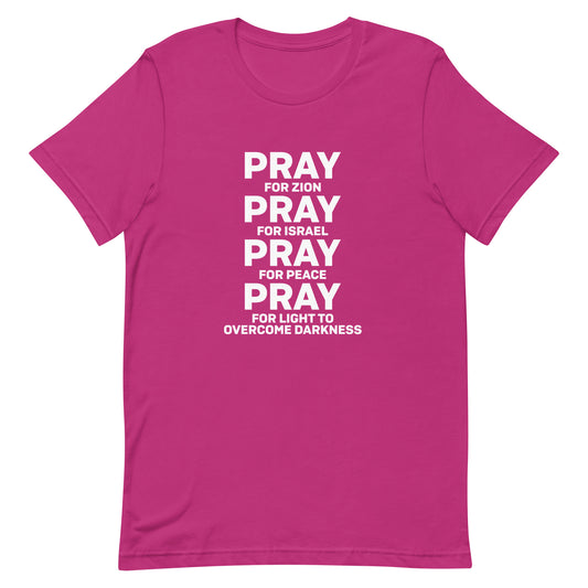 Pray for Israel Unisex t-shirt