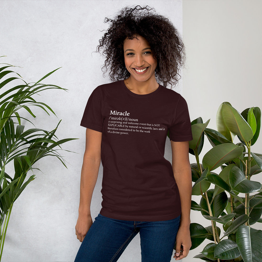 Unexplained Miracles Unisex t-shirt